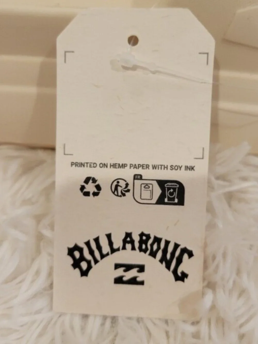 Billabong Off-White Slide Sandals
